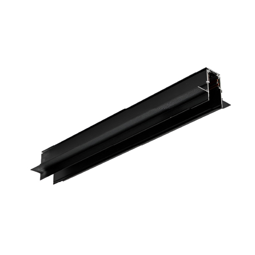 RIEL ALUMINIO EMBUTIR SKYLINE 1 MT NEGRO DC48V